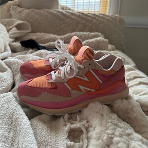 New Balance Pink and Orange Sneakers